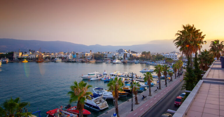 The,Capital,Of,The,Island,Of,Kos,,Greece,,View,Of