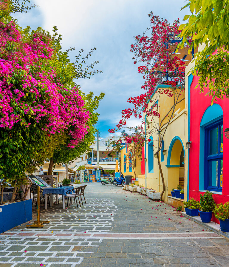 Beautiful,Street,View,In,Kos,Island