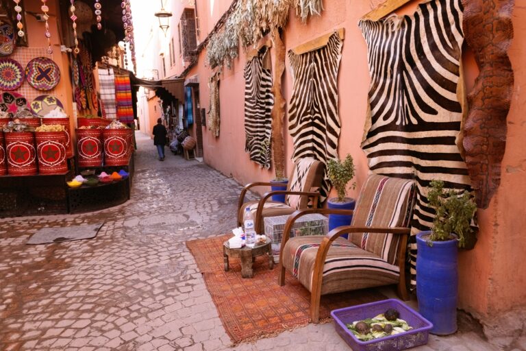 Morocco,-,January,19,,2025:,Street,View,Of,The,Old