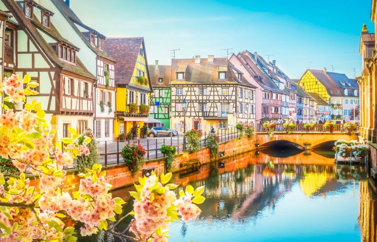 View,Of,Canal,Of,Colmar,,Most,Famous,Town,Of,Alsace