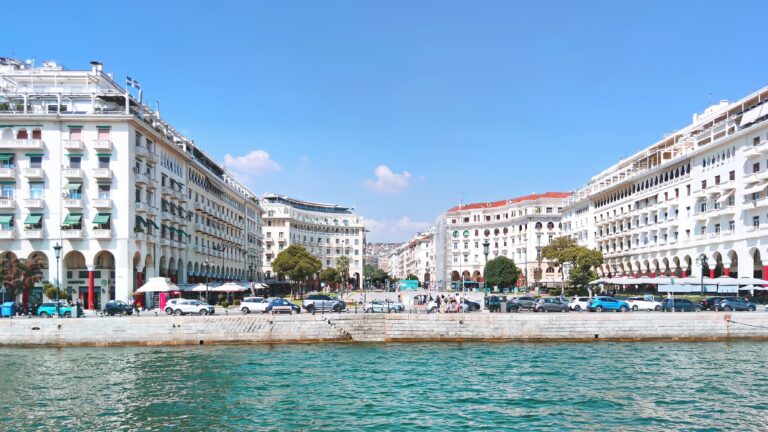 Thessaloniki,greece,-,July,28,2025:beautiful,Cityscape,Of,Aristotelous,Square,,a,Famous